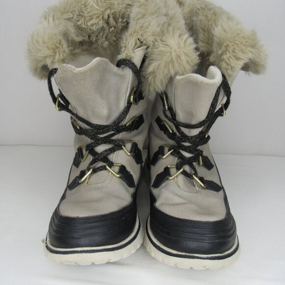 Sorel Gray SNOWDANCE Winter Boots Women's 9 - Picture 7 of 10